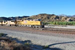 UP 7426 pulls her manifest train abreast of me as she rolls towards the summit of Cajon Pass.